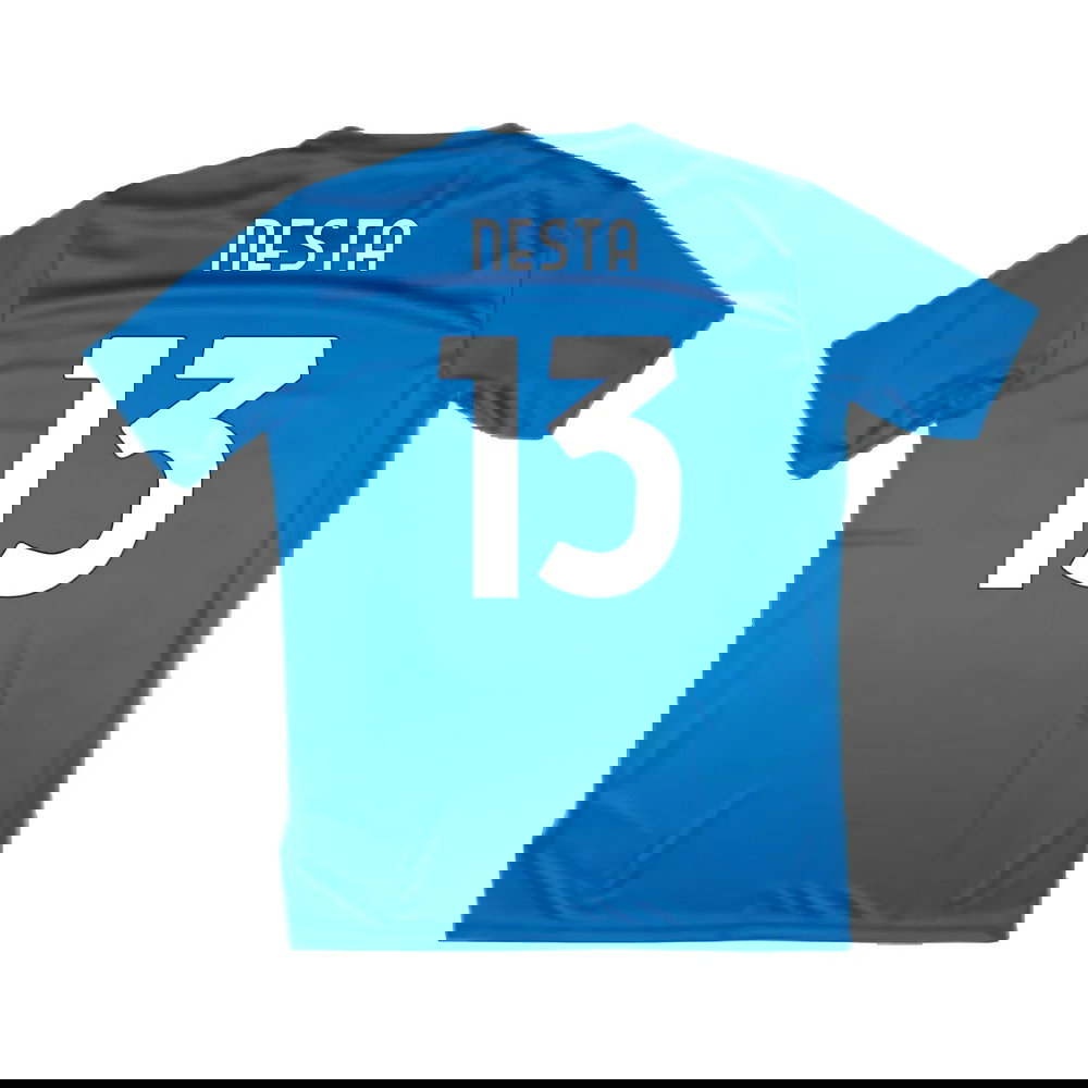 2024-2025 Lazio Graphic Training Shirt (Royal) (Nesta 13)