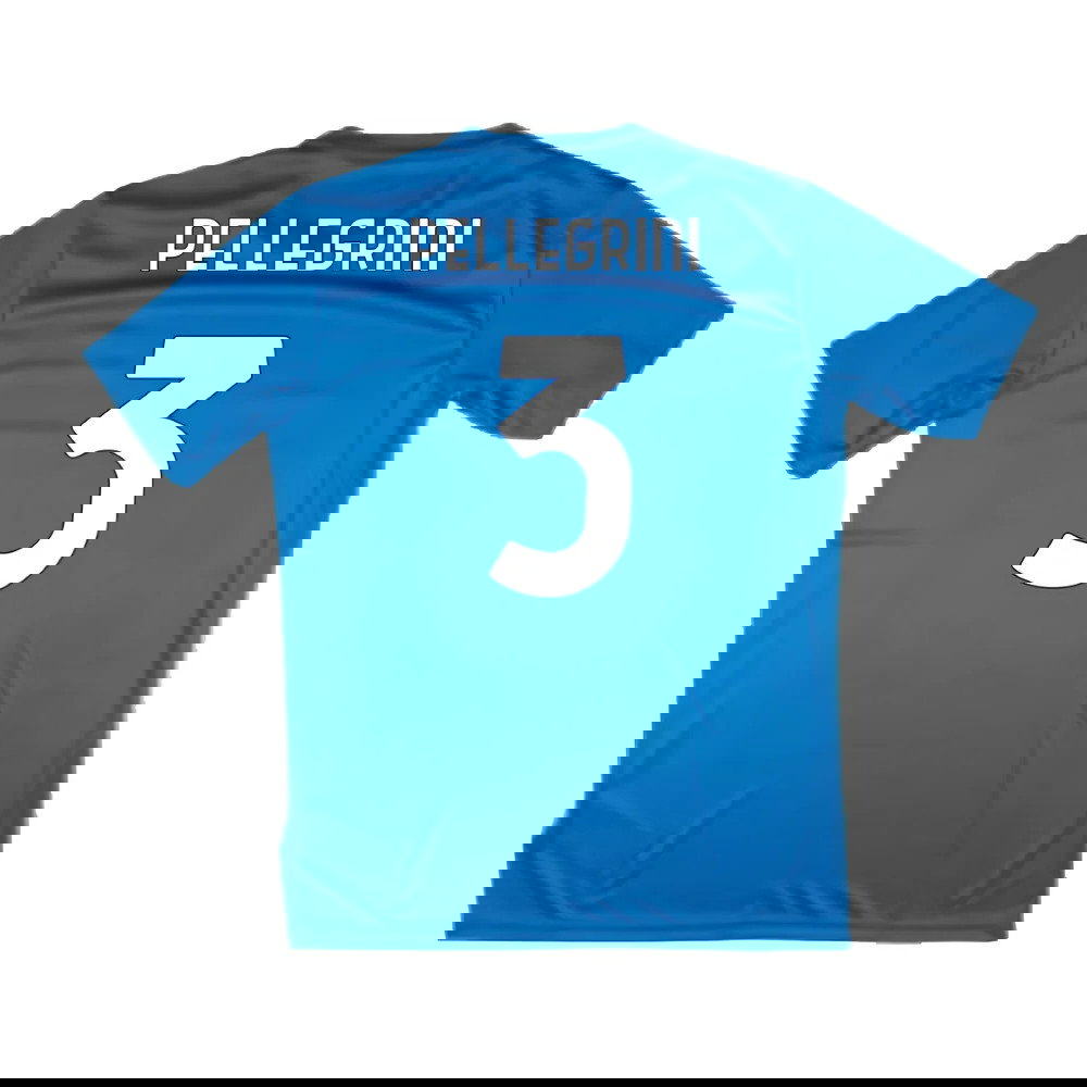 2024-2025 Lazio Graphic Training Shirt (Royal) (Pellegrini 3)