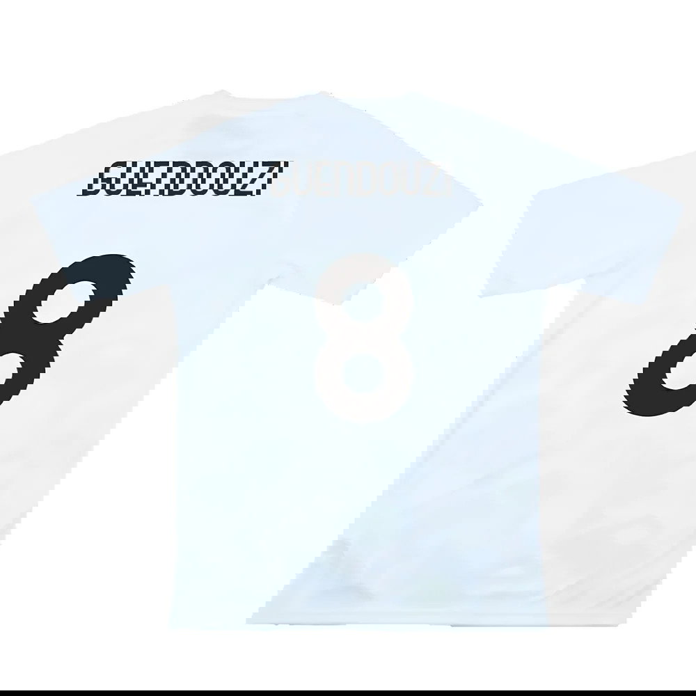 2024-2025 Lazio Pre-Match Jersey (White) (Guendouzi 8)