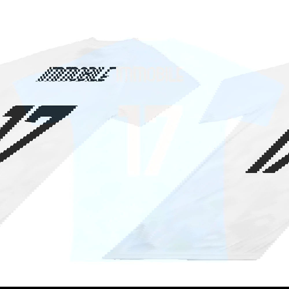 2024-2025 Lazio Pre-Match Jersey (White) (Immobile 17)