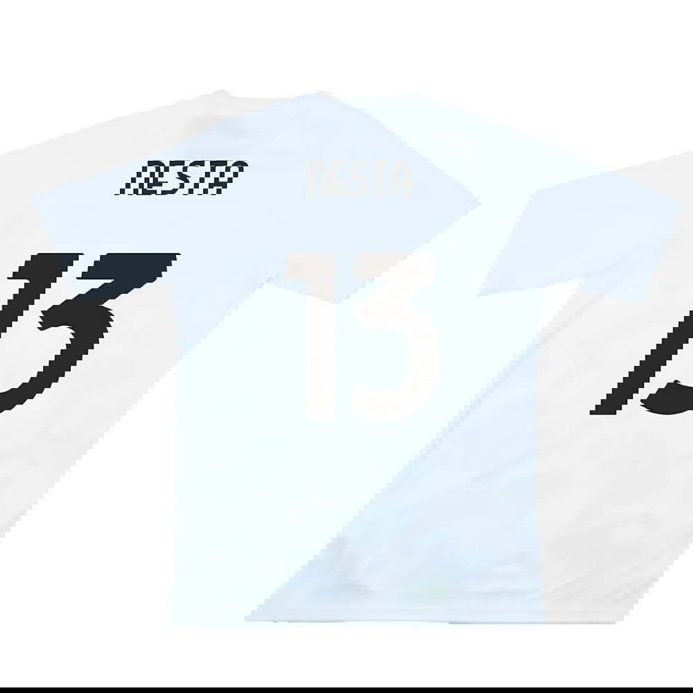 2024-2025 Lazio Pre-Match Jersey (White) (Nesta 13)