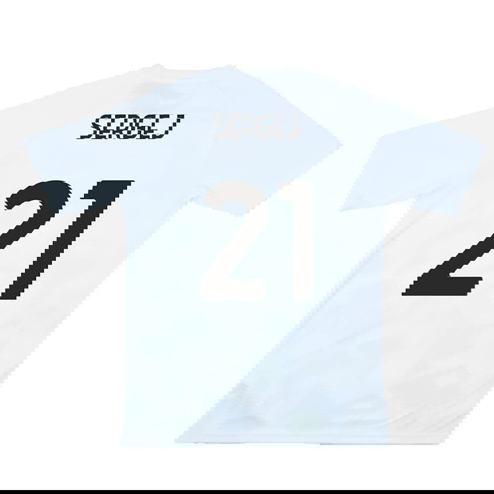2024-2025 Lazio Pre-Match Jersey (White) (Sergej 21)