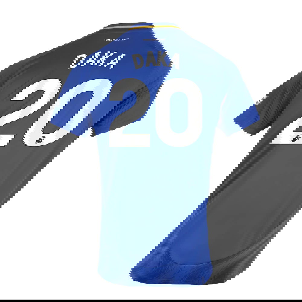 2024-2025 Leicester City Home Shirt (Kids) (Daka 20)