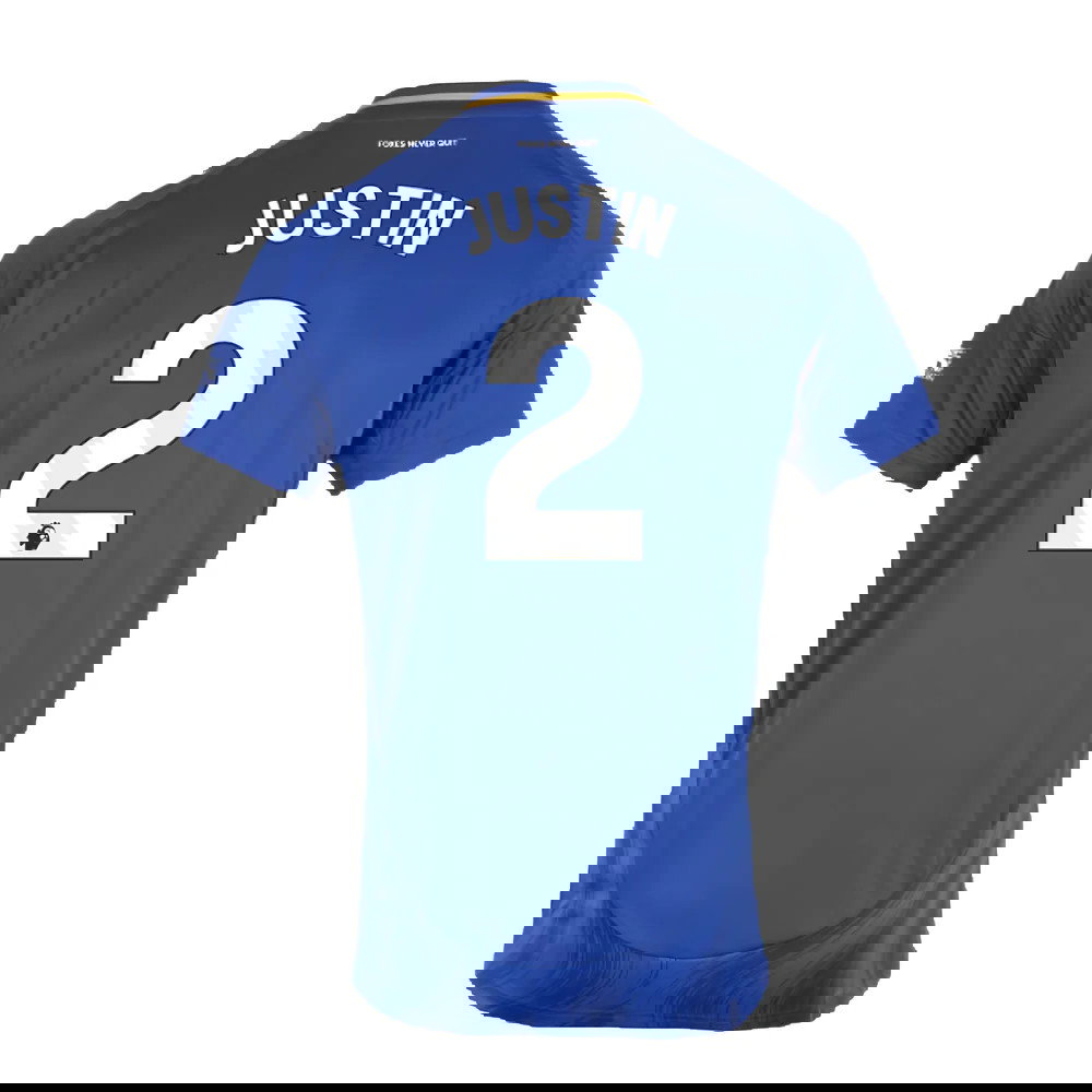 2024-2025 Leicester City Home Shirt (Kids) (Justin 2)