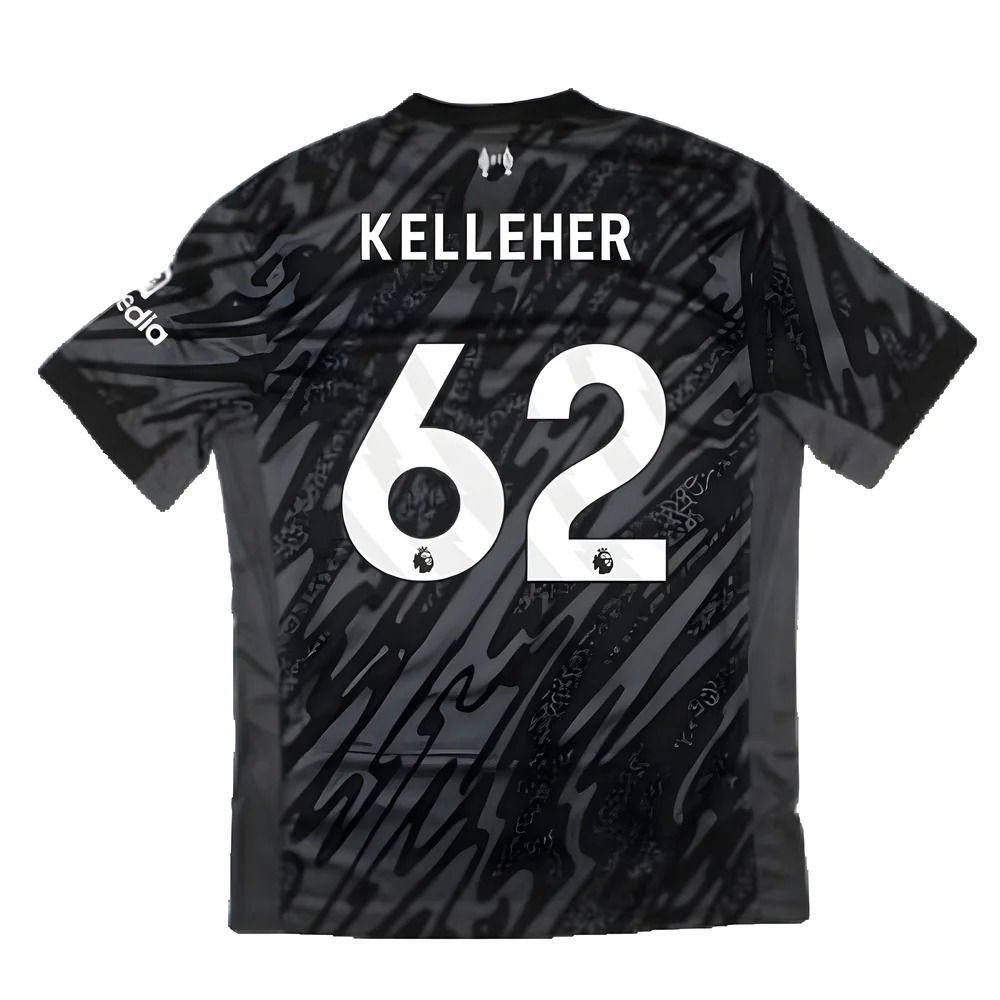 2024-2025 Liverpool Home Goalkeeper Shirt (Black) (Kelleher 62)