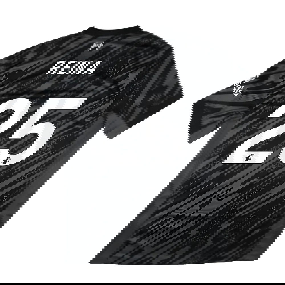 2024-2025 Liverpool Home Goalkeeper Shirt (Black) (Reina 25)