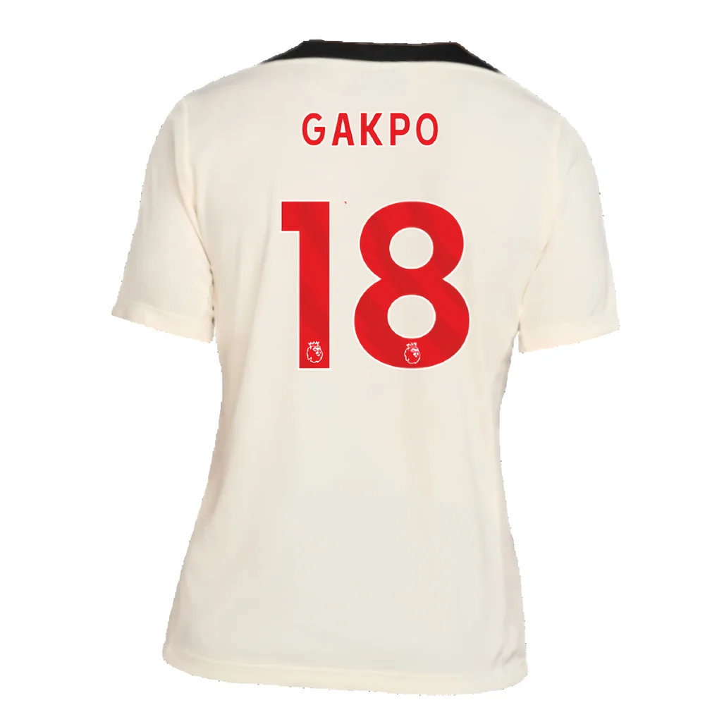 2024-2025 Liverpool Strike SE Training Top (Coconut Milk) - Kids (Gakpo 18)