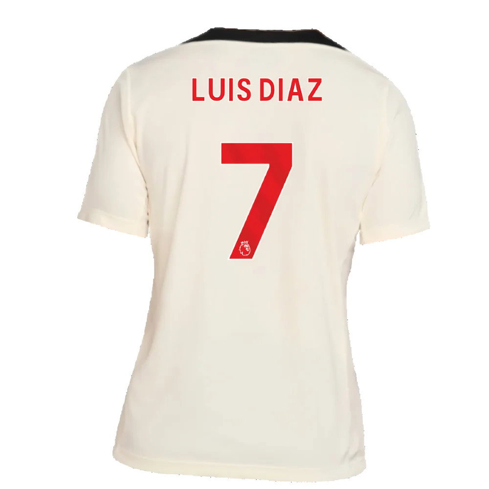 2024-2025 Liverpool Strike SE Training Top (Coconut Milk) - Kids (Luis Diaz 7)