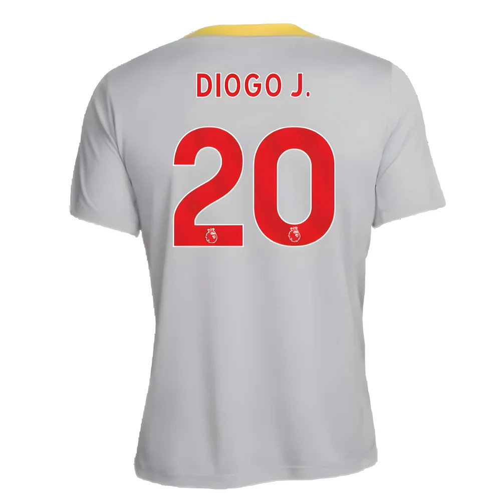2024-2025 Liverpool Strike Third Shirt (Grey) (Diogo J. 20)