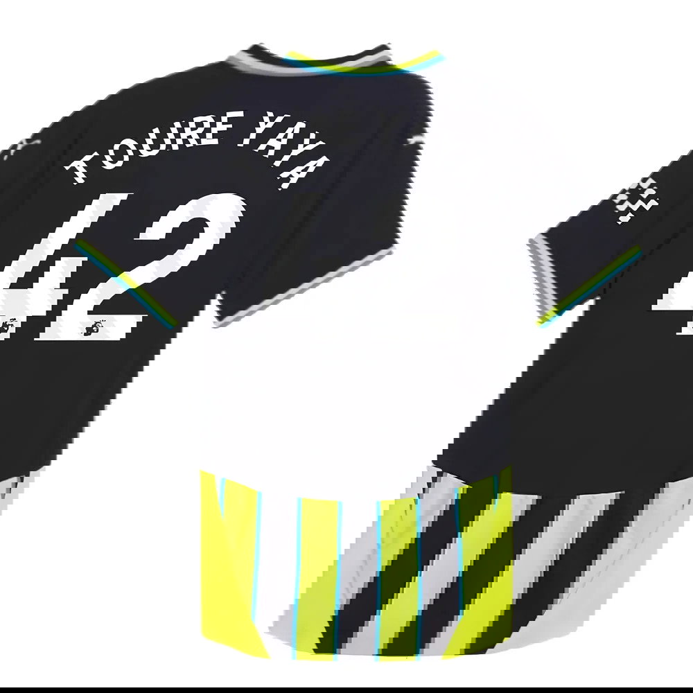 2024-2025 Man City Away Authentic Shirt (Toure Yaya 42)