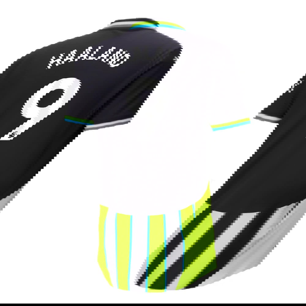 2024-2025 Man City Away Authentic Shirt w/packaging (Haaland 9)