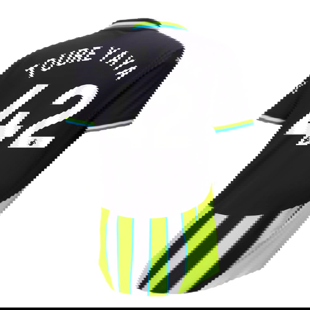 2024-2025 Man City Away Authentic Shirt w/packaging (Toure Yaya 42)