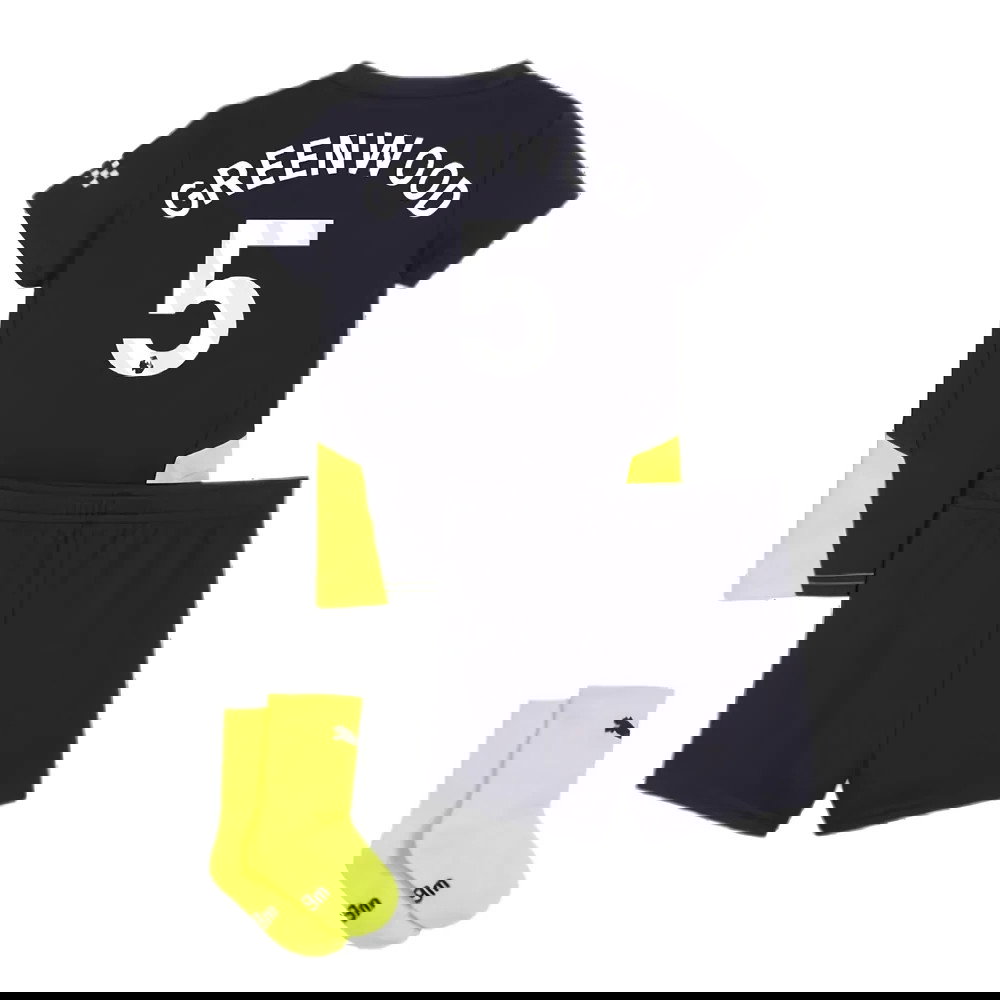 2024-2025 Man City Away Baby Kit (Greenwood 5)