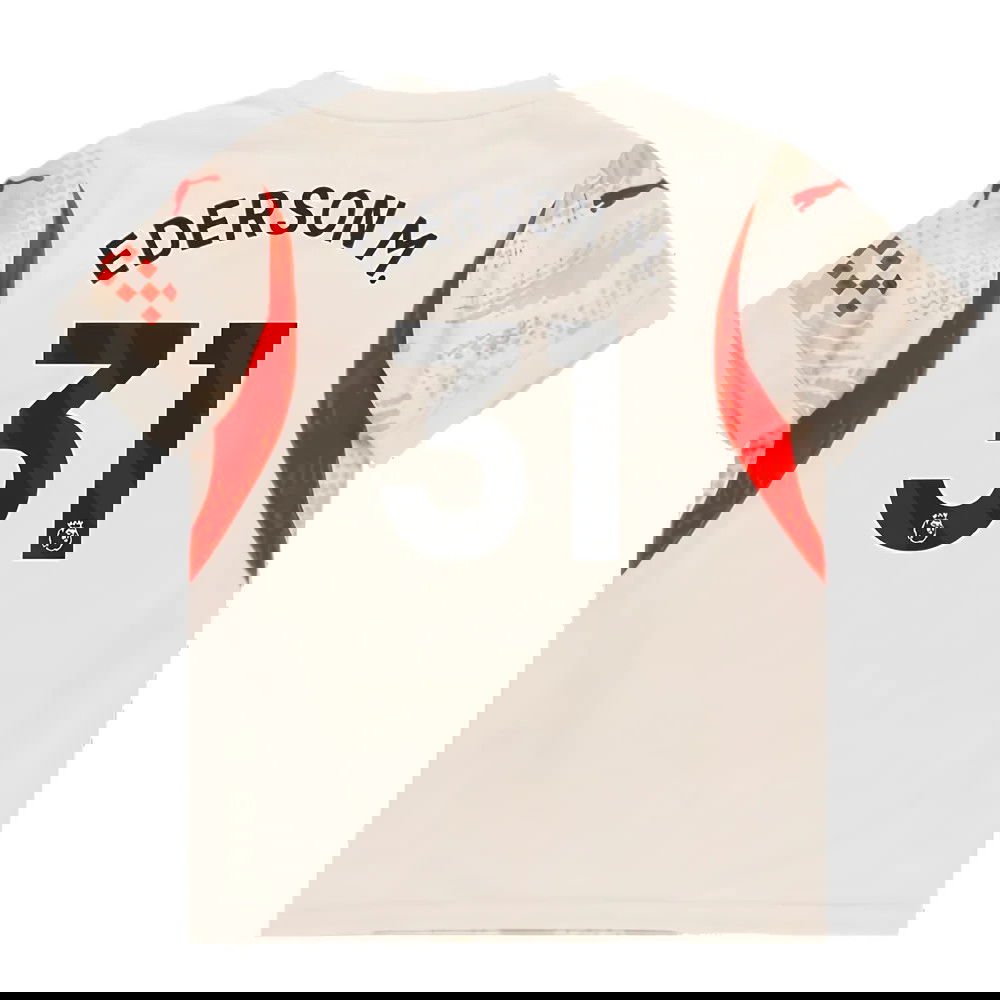 2024-2025 Man City Away Goalkeeper Shirt (Alpine Snow) (Ederson M. 31)