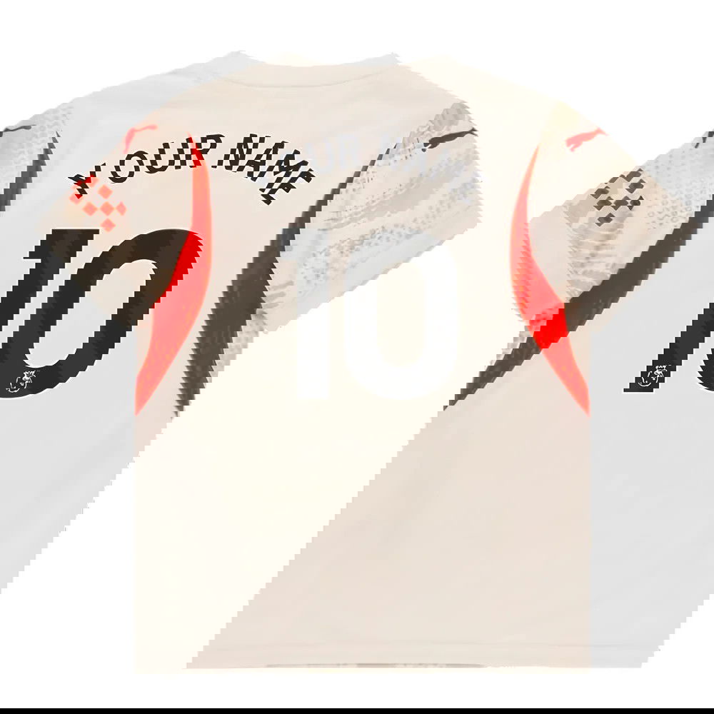 2024-2025 Man City Away Goalkeeper Shirt (Alpine Snow) (Your Name)