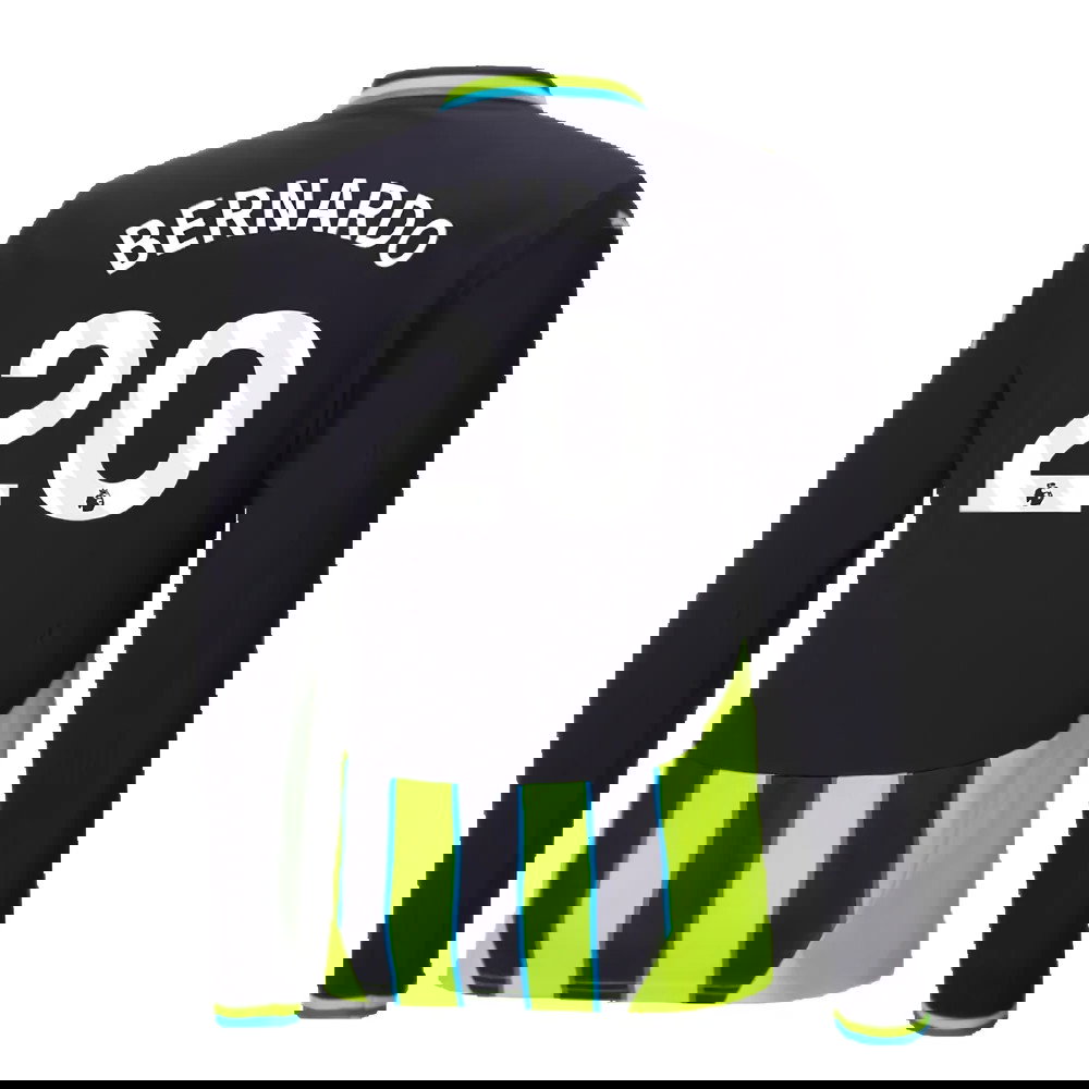 2024-2025 Man City Away Long Sleeve Shirt (Bernardo 20)