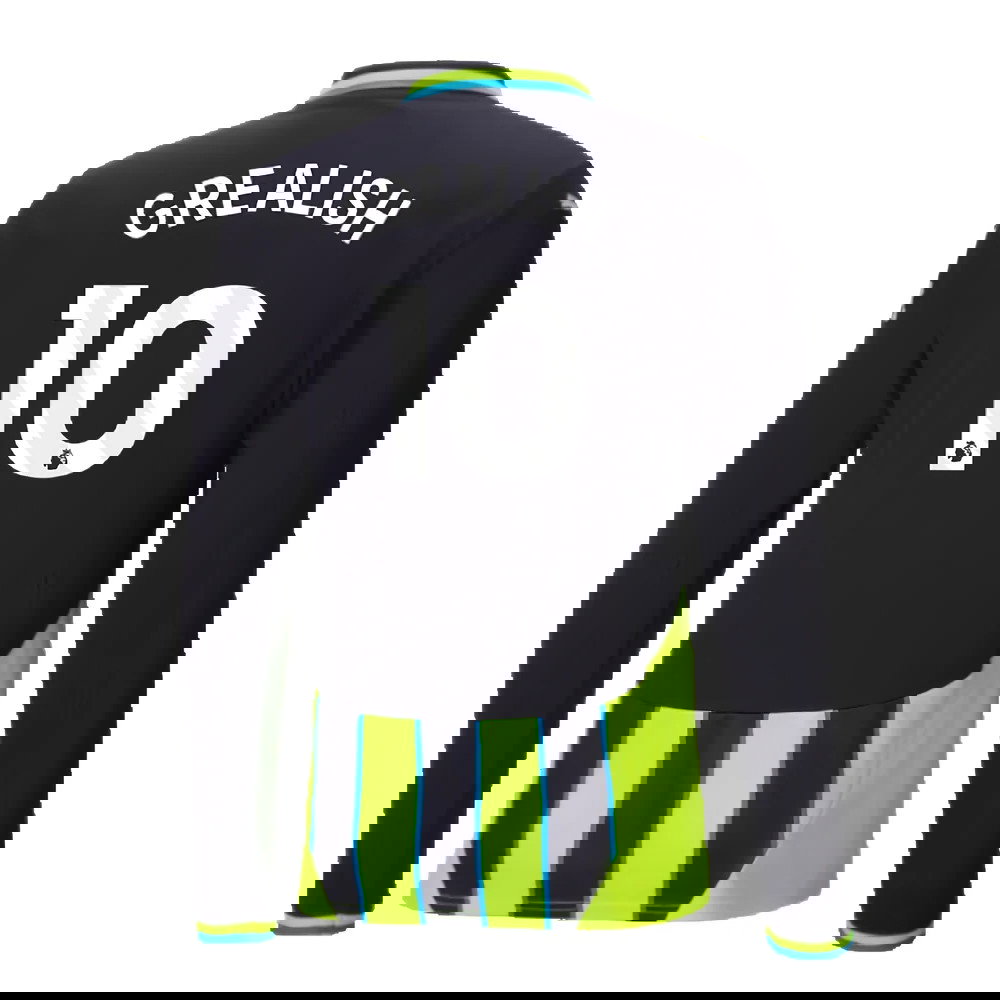 2024-2025 Man City Away Long Sleeve Shirt (Grealish 10)
