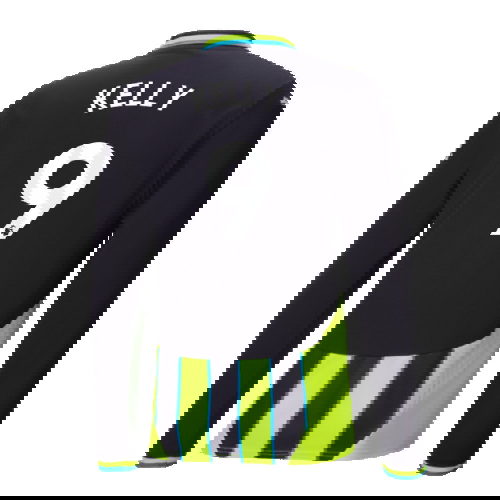 2024-2025 Man City Away Long Sleeve Shirt (Kelly 9)