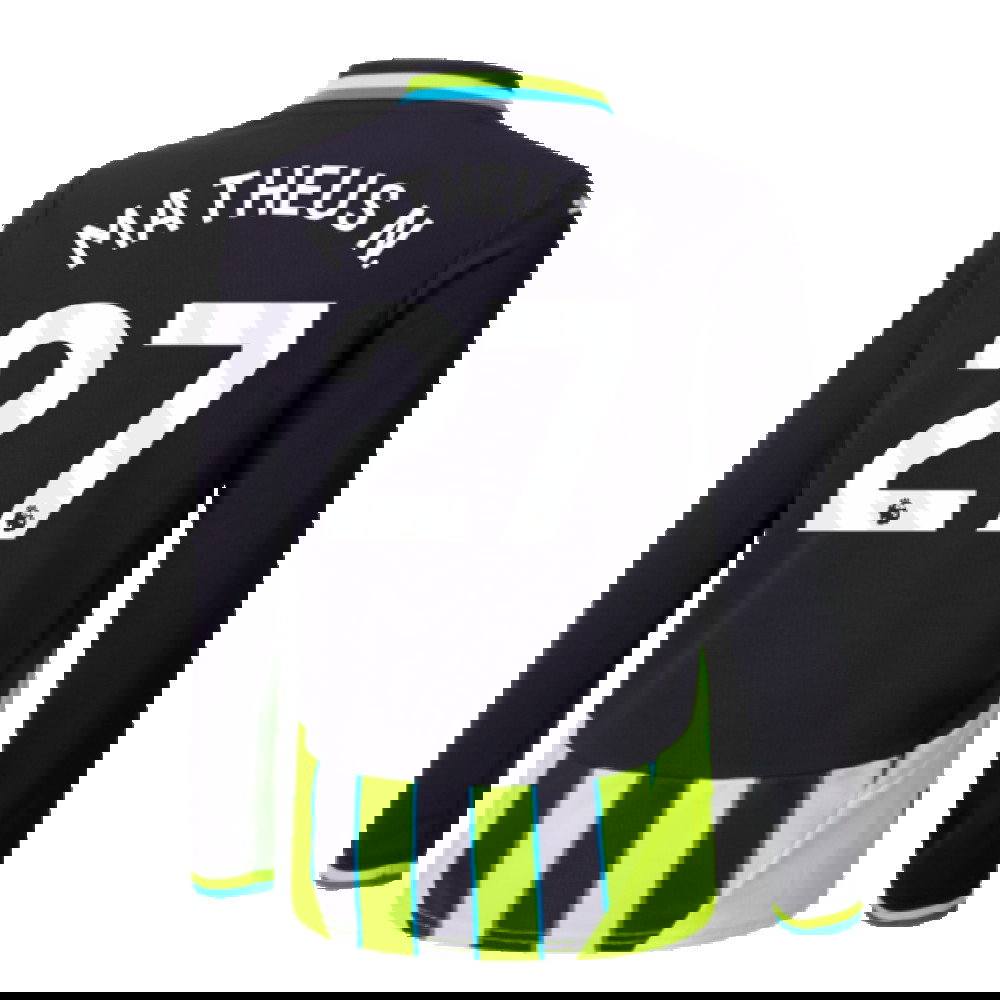 2024-2025 Man City Away Long Sleeve Shirt (Kids) (Matheus N. 27)