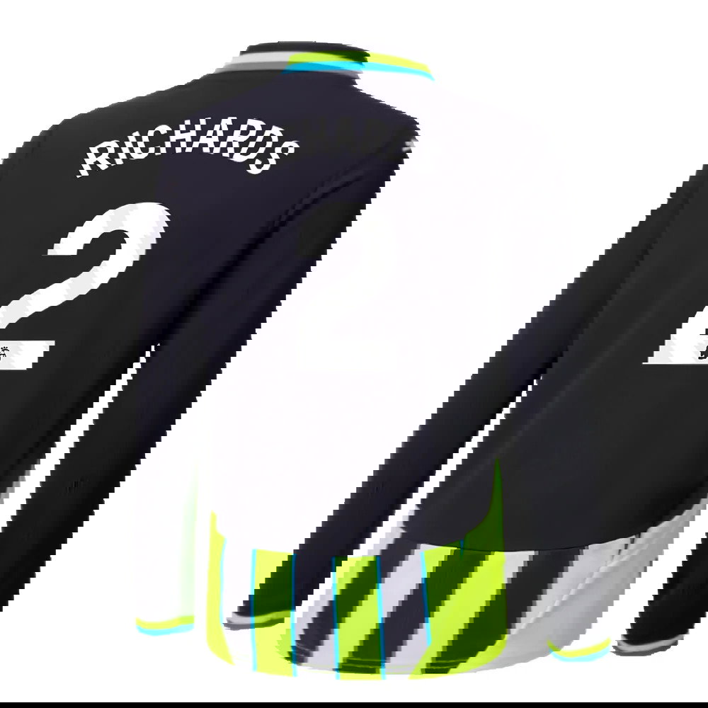 2024-2025 Man City Away Long Sleeve Shirt (Kids) (Richards 2)