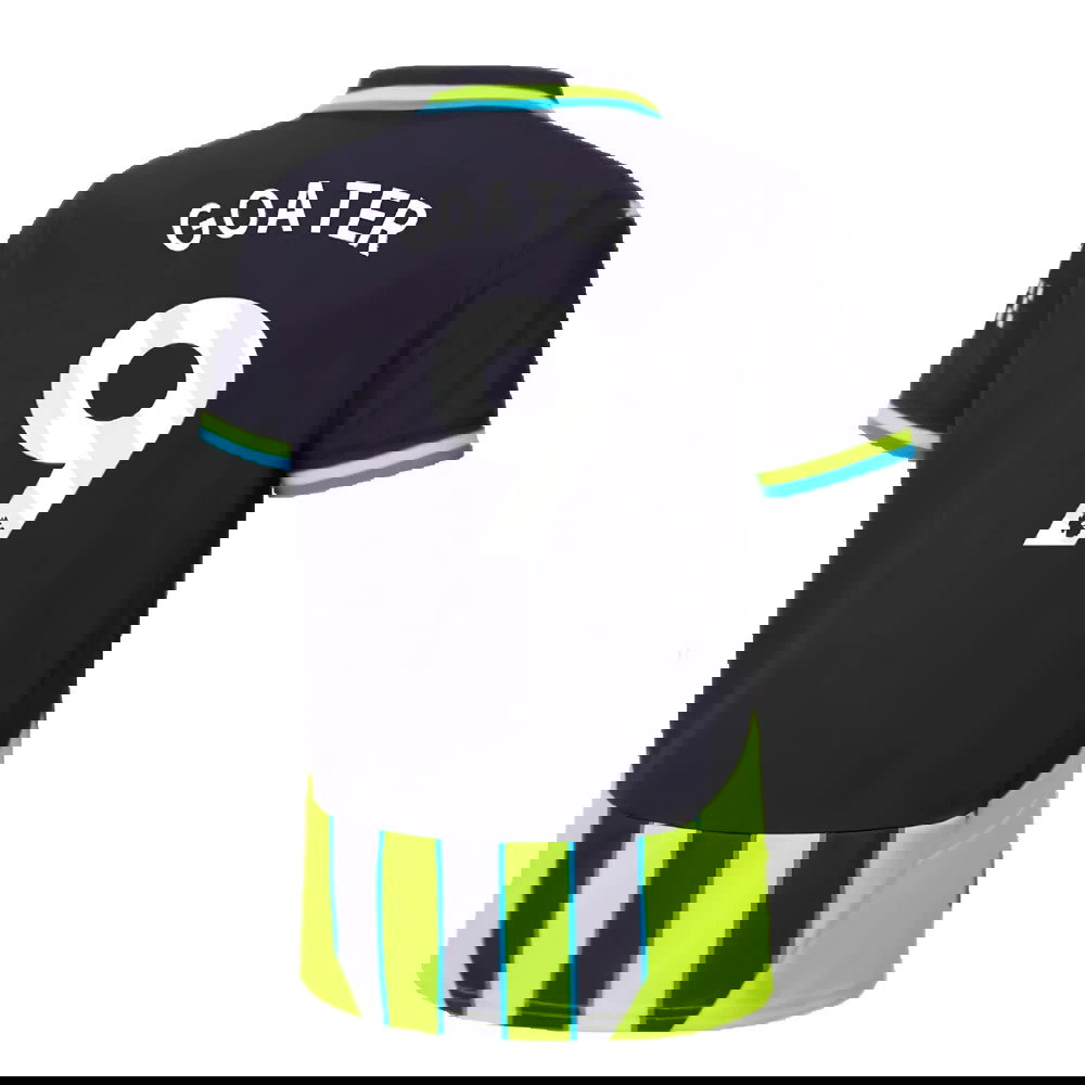 2024-2025 Man City Away Shirt (Kids) (Goater 9)
