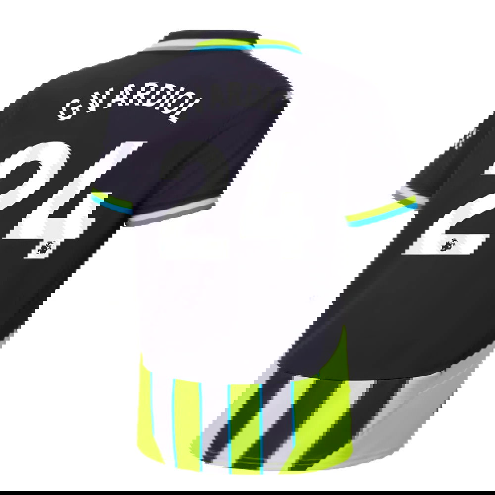 2024-2025 Man City Away Shirt (Kids) (Gvardiol 24)