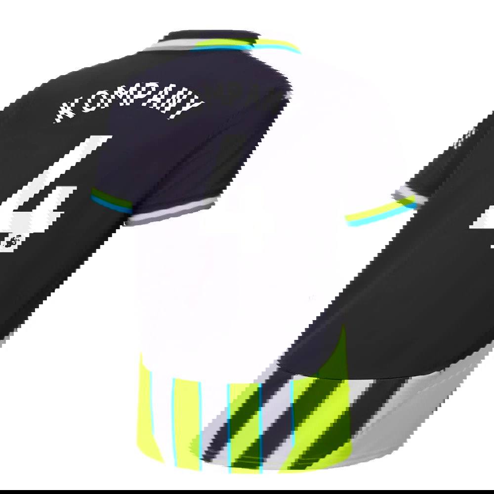 2024-2025 Man City Away Shirt (Kids) (Kompany 4)