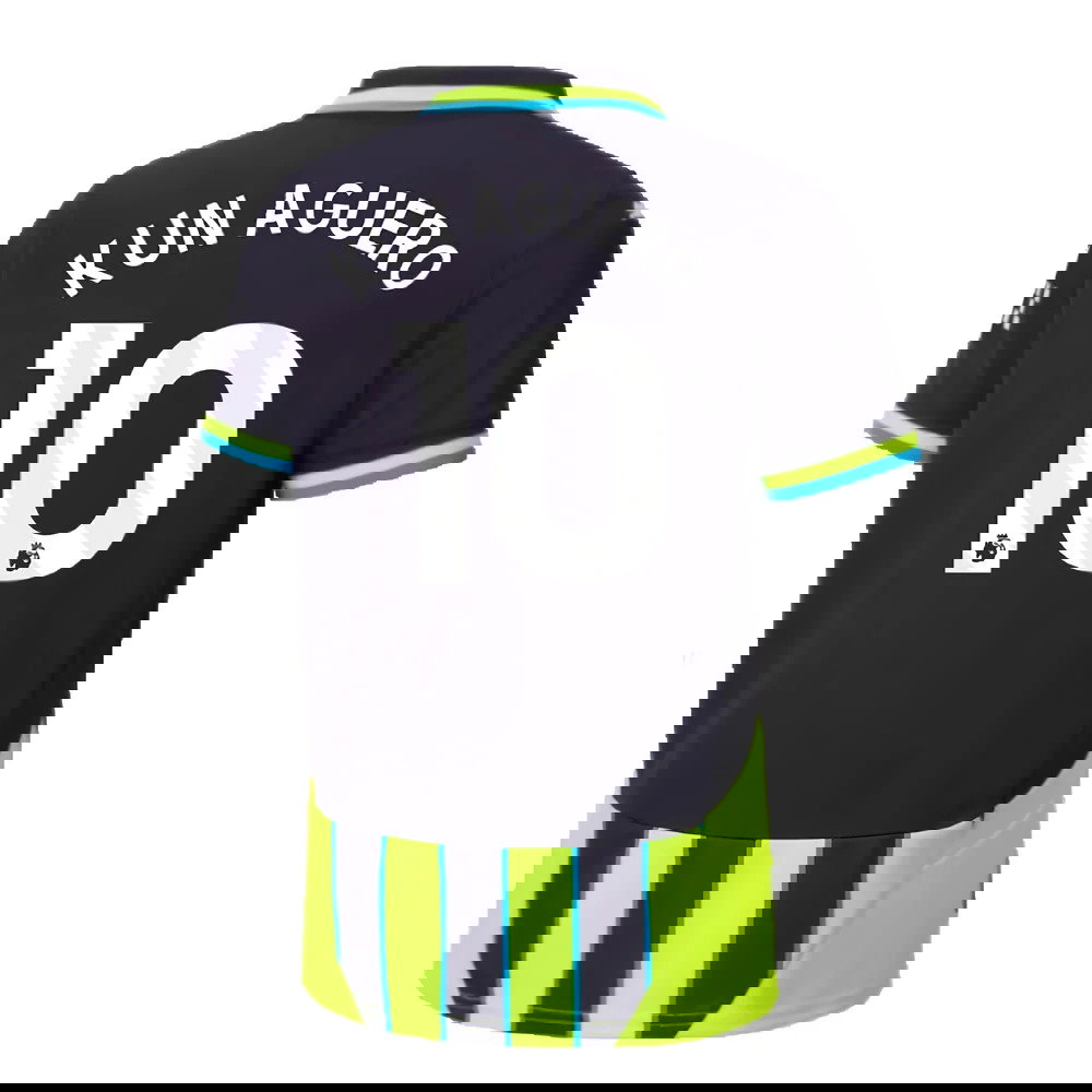 2024-2025 Man City Away Shirt (Kids) (Kun Aguero 10)