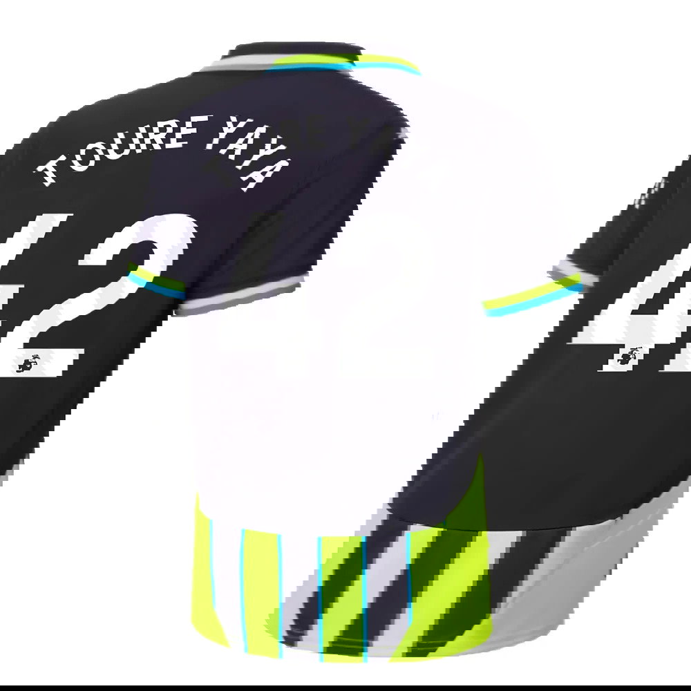 2024-2025 Man City Away Shirt (Kids) (Toure Yaya 42)