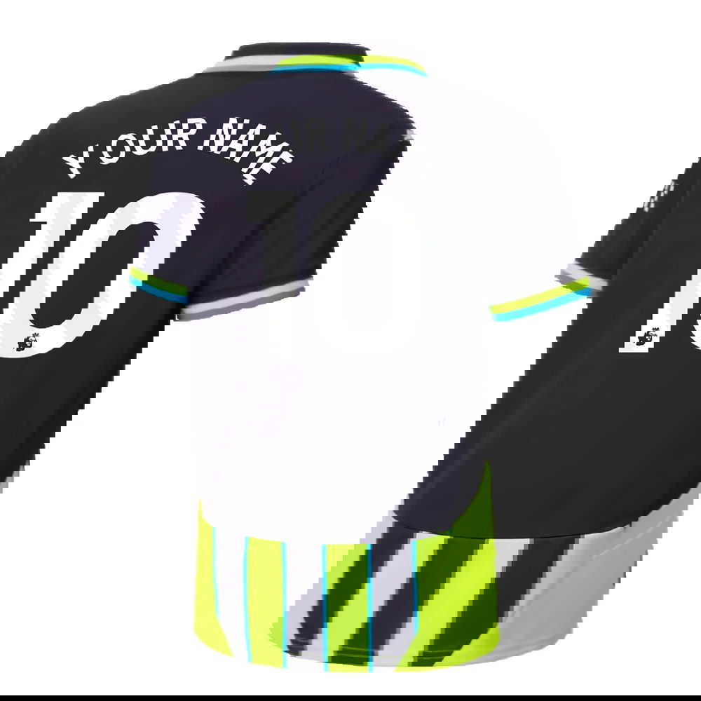 2024-2025 Man City Away Shirt (Kids) (Your Name)