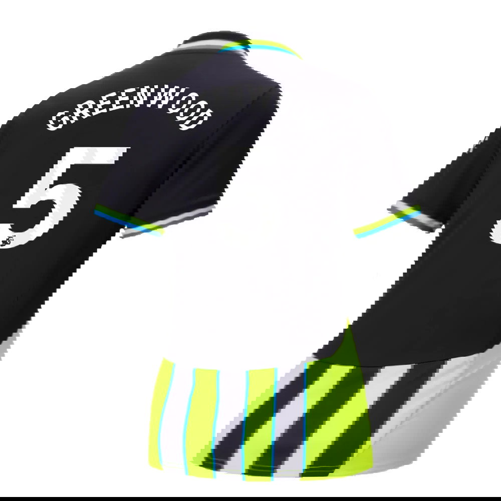 2024-2025 Man City Away Shirt (Womens) (Greenwood 5)