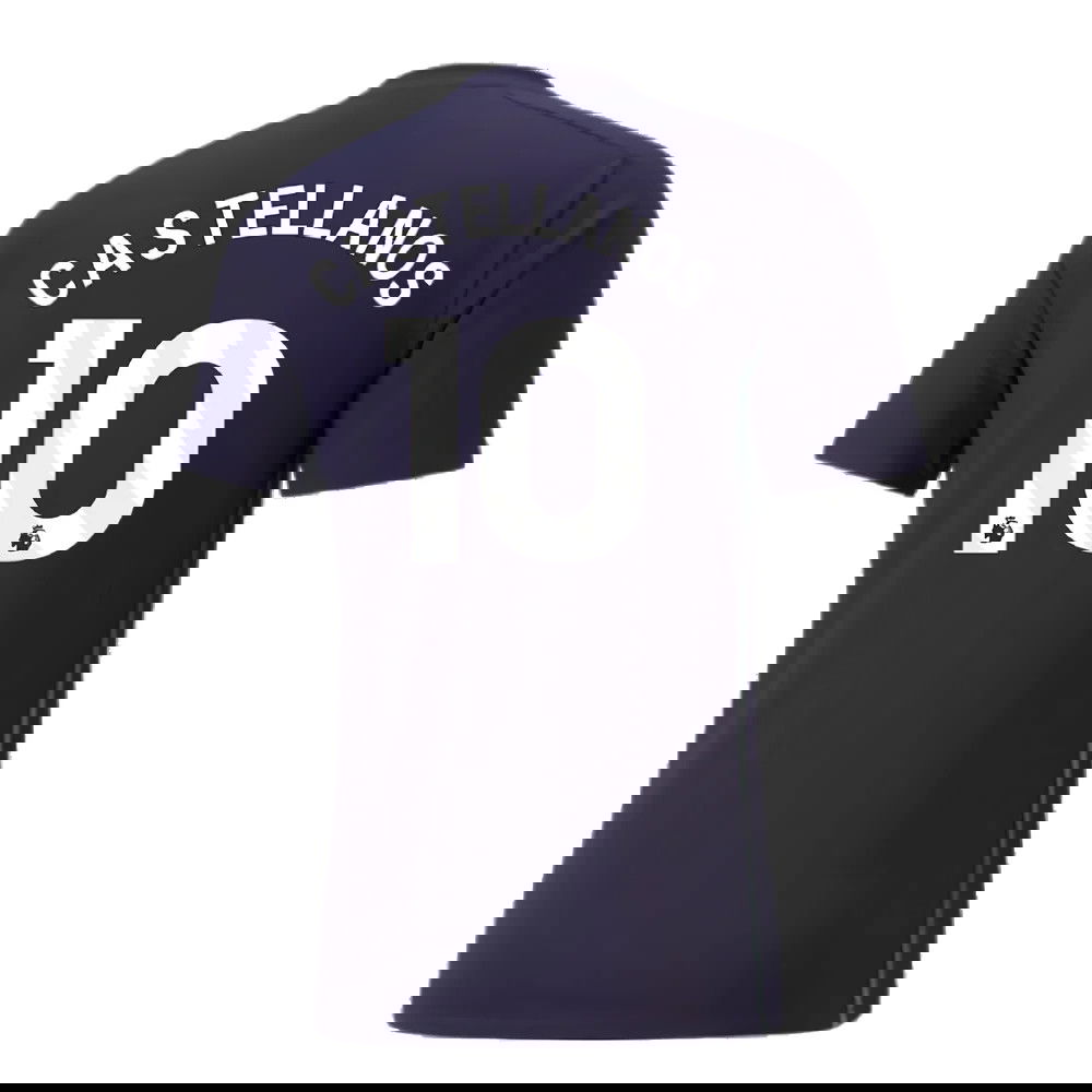 2024-2025 Man City Casuals Tee (Navy) (Castellanos 10)