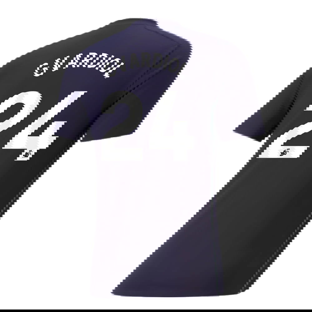 2024-2025 Man City Casuals Tee (Navy) (Gvardiol 24)