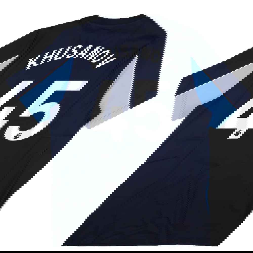 2024-2025 Man City FtblArchive Tee (Navy) (Khusanov 45)