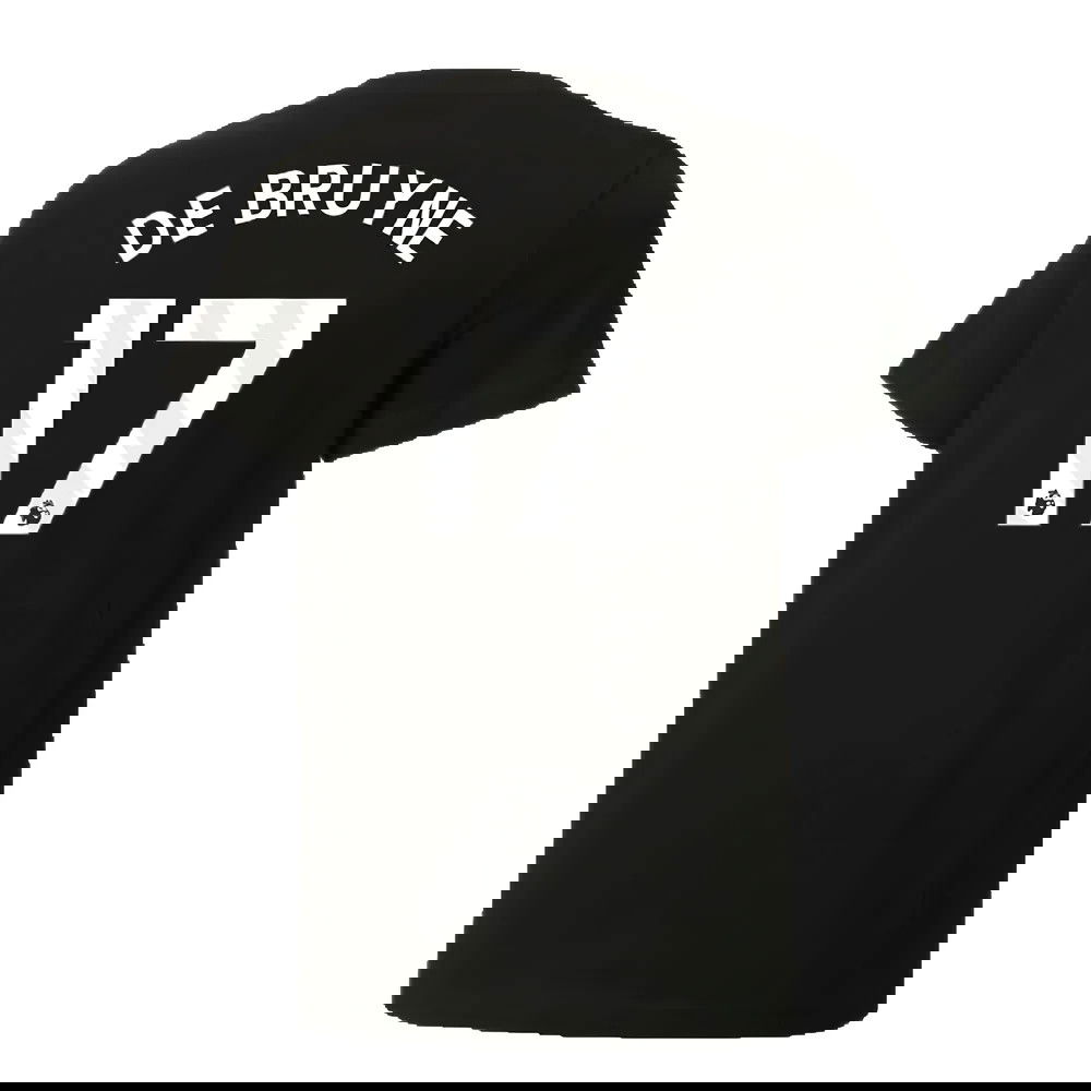 2024-2025 Man City ftblCulture Tee (Black) (De Bruyne 17)