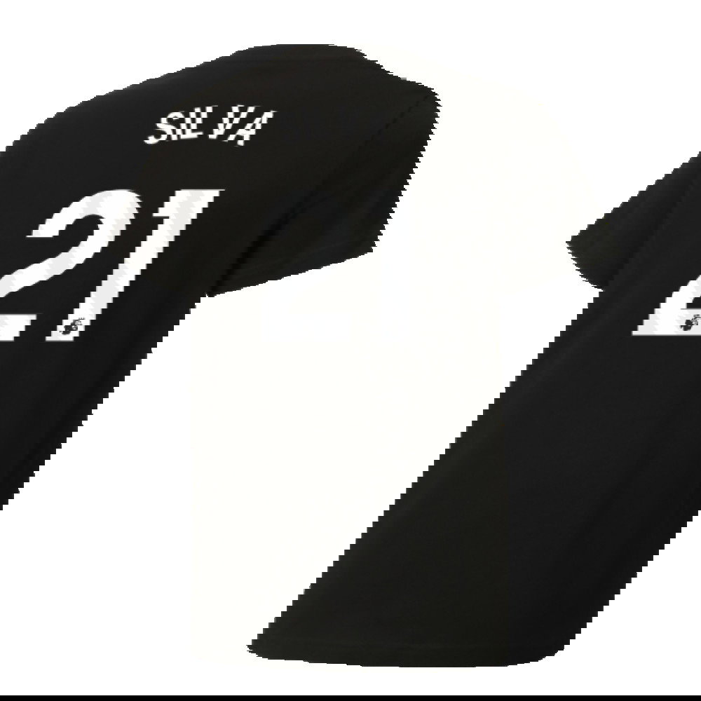 2024-2025 Man City ftblCulture Tee (Black) (Silva 21)
