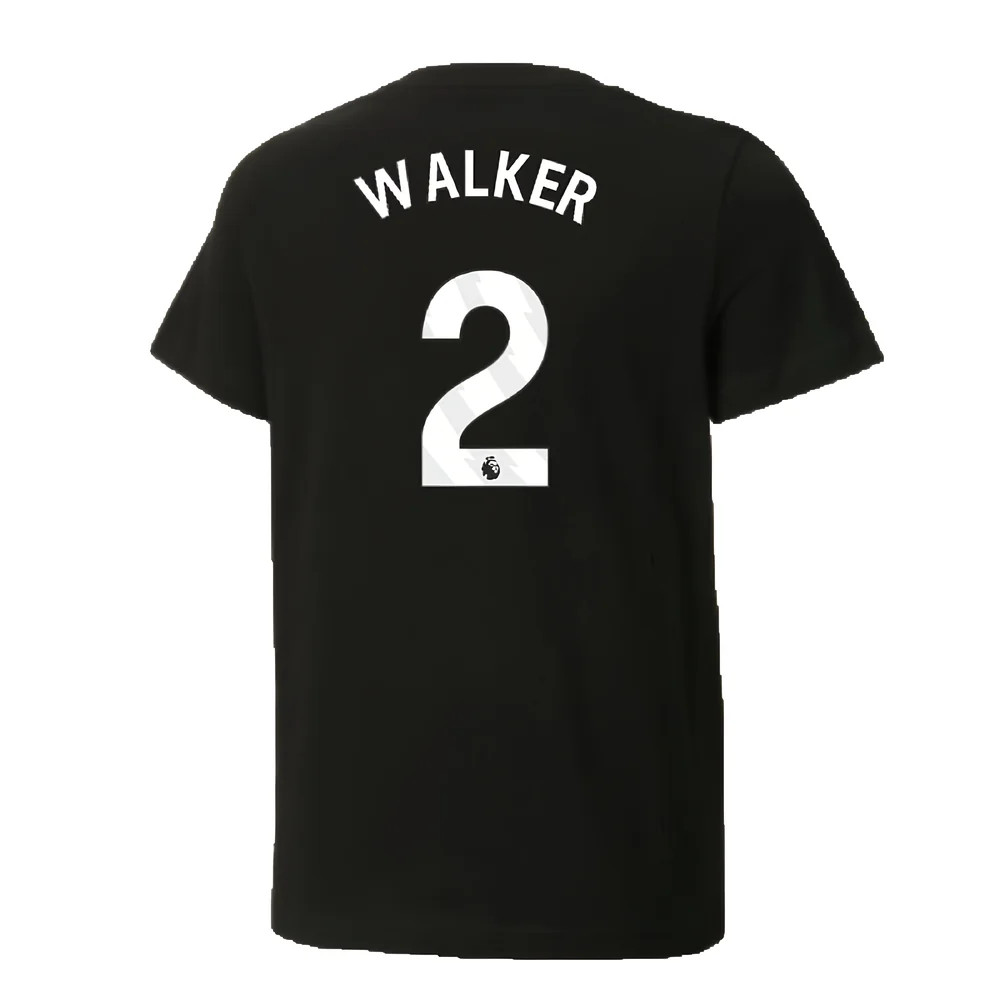 2024-2025 Man City ftblCulture Tee (Black) (Walker 2)