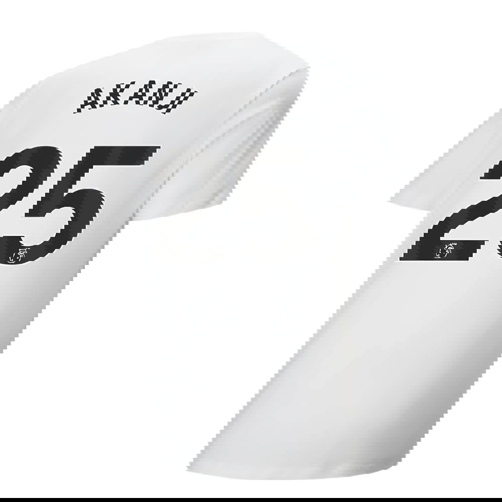 2024-2025 Man City ftblCulture Tee (White) (Akanji 25)