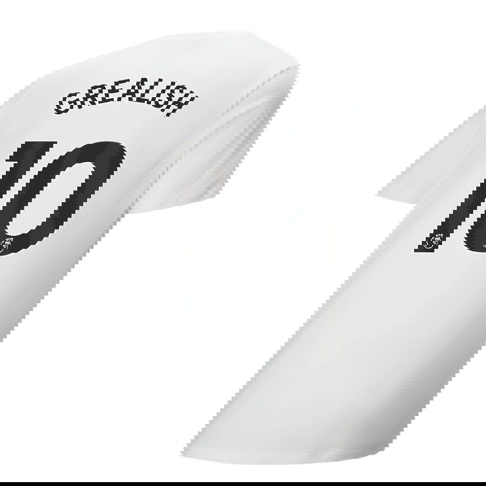 2024-2025 Man City ftblCulture Tee (White) (Grealish 10)