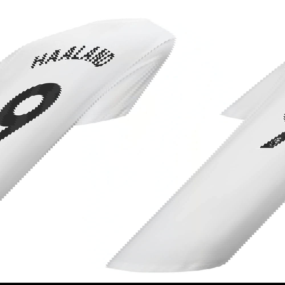 2024-2025 Man City ftblCulture Tee (White) (Haaland 9)