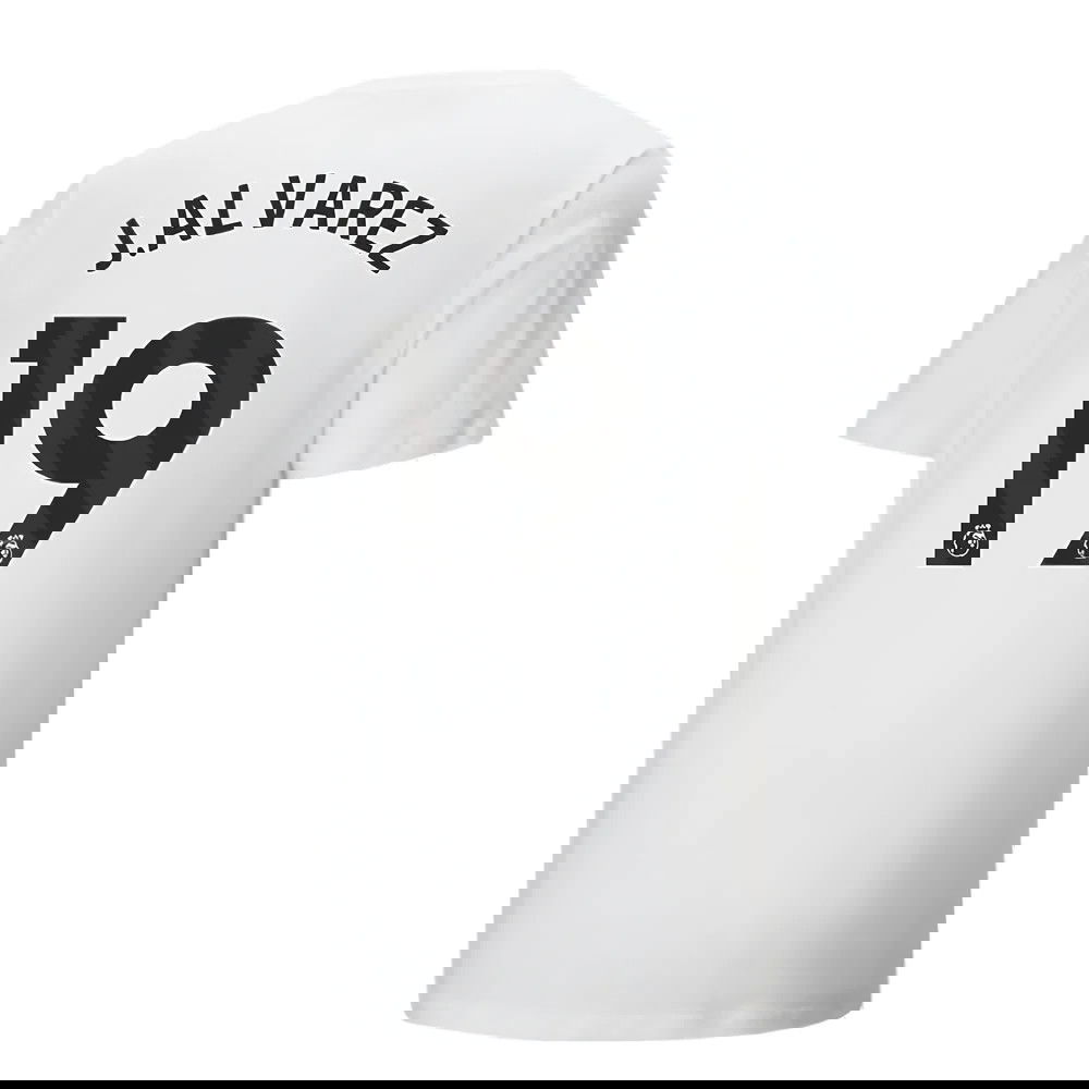 2024-2025 Man City ftblCulture Tee (White) (J.Alvarez 19)