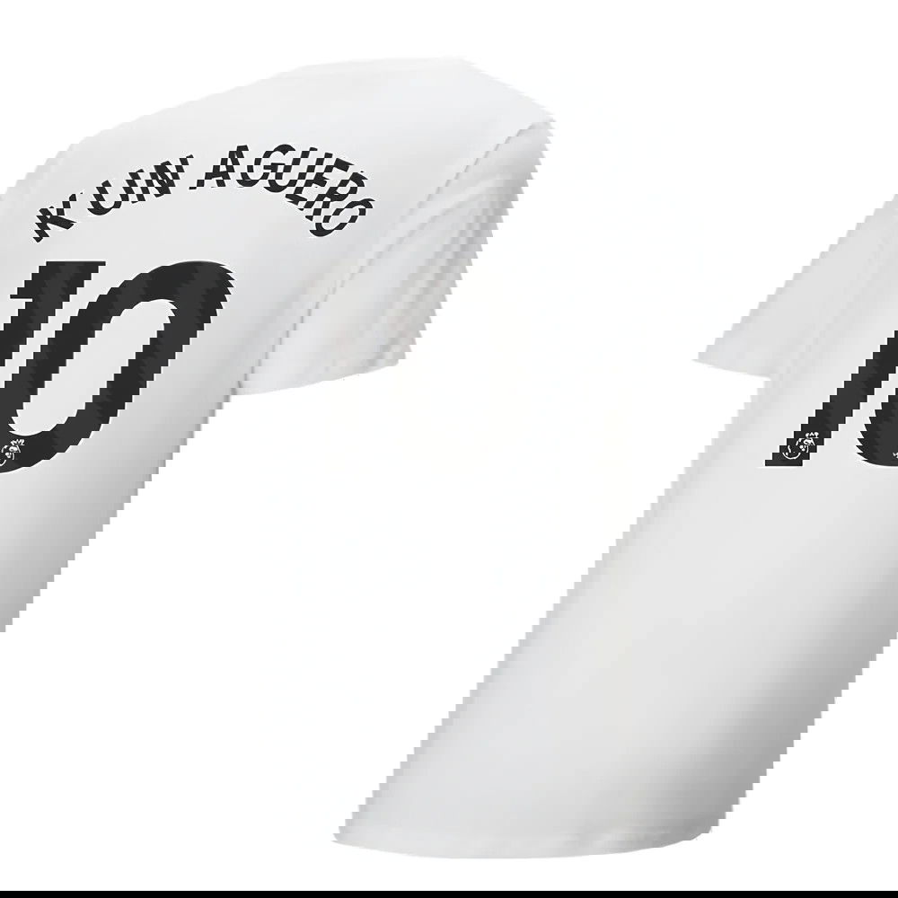 2024-2025 Man City ftblCulture Tee (White) (Kun Aguero 10)
