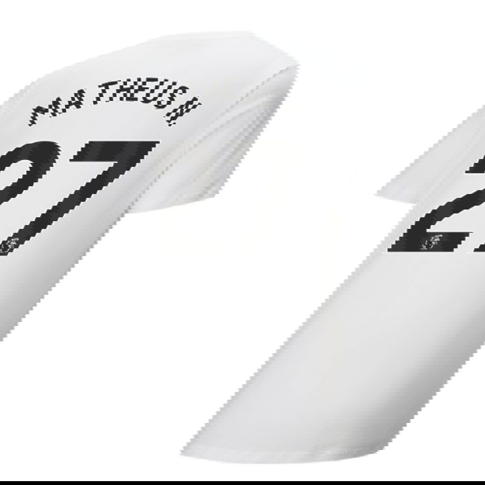 2024-2025 Man City ftblCulture Tee (White) (Matheus N. 27)