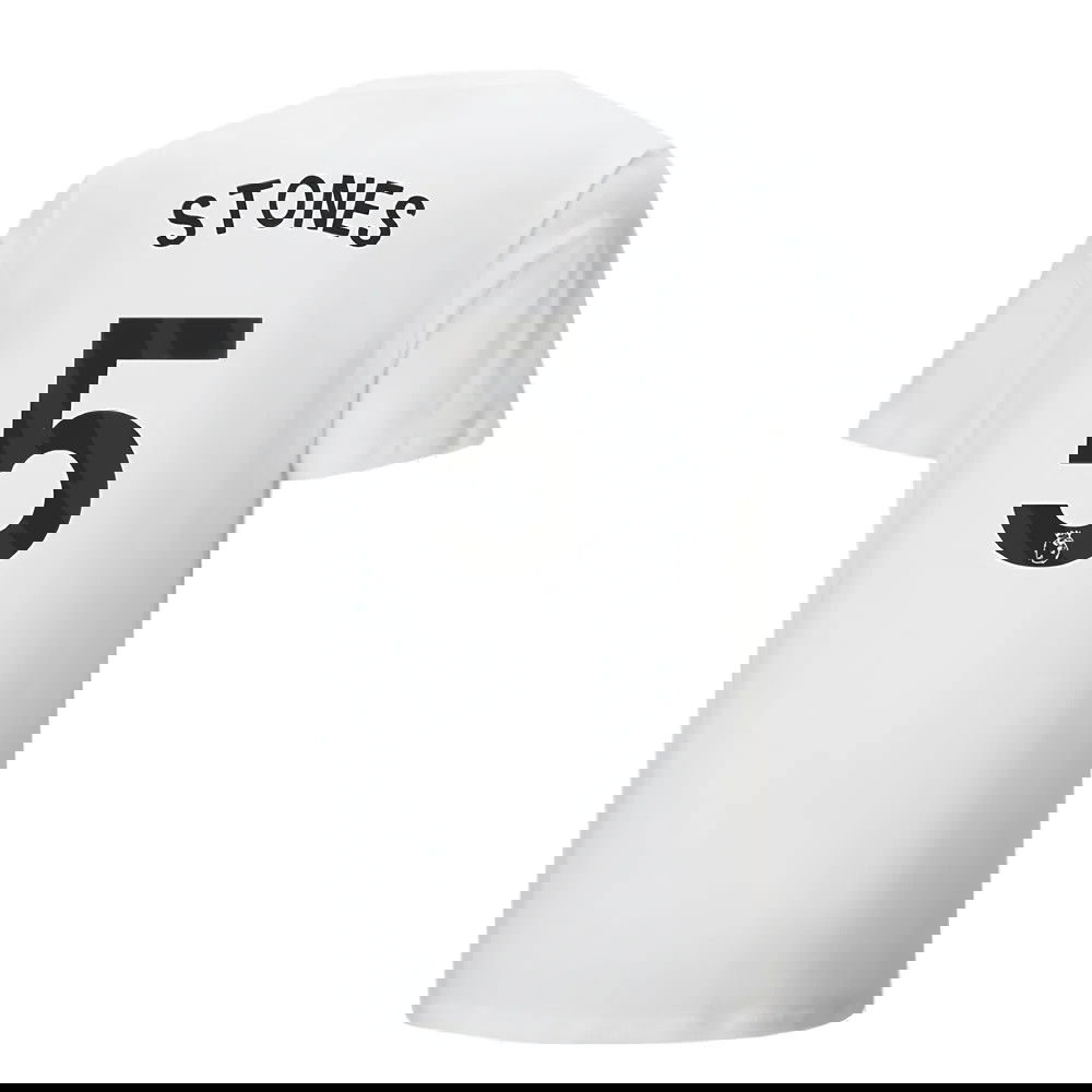 2024-2025 Man City ftblCulture Tee (White) (Stones 5)