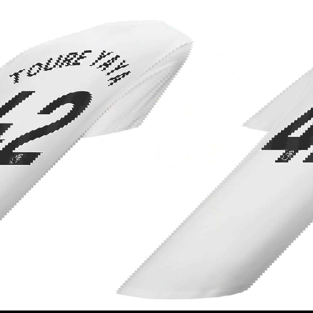 2024-2025 Man City ftblCulture Tee (White) (Toure Yaya 42)