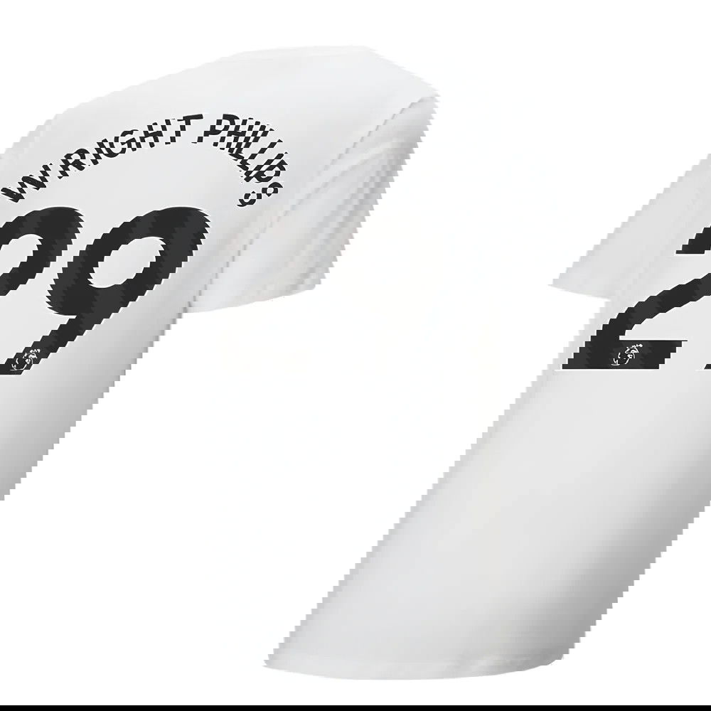 2024-2025 Man City ftblCulture Tee (White) (Wright Phillips 29)
