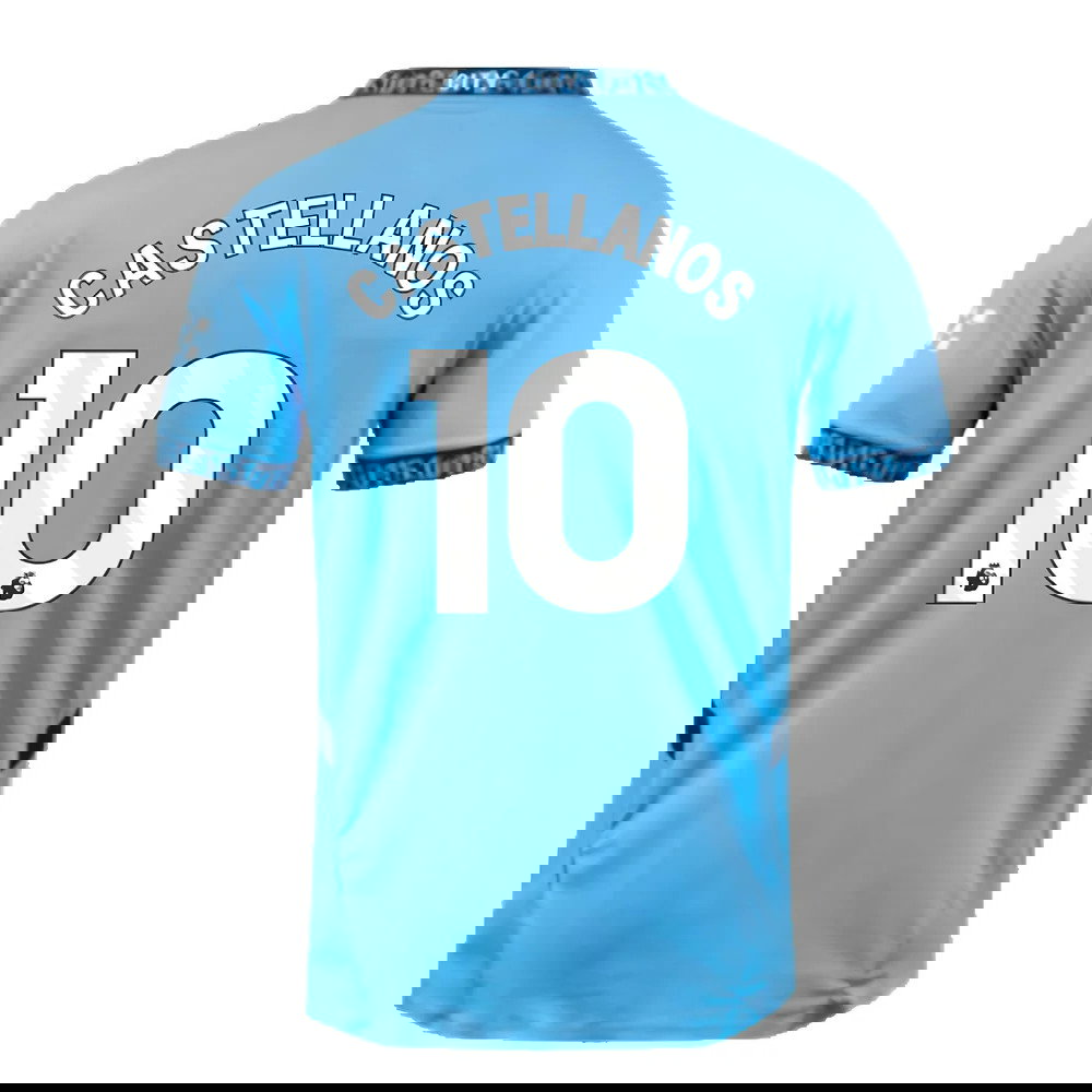 2024-2025 Man City Home Authentic Shirt (Castellanos 10)