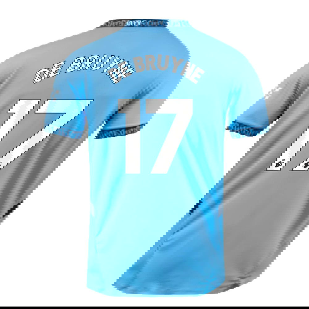 2024-2025 Man City Home Authentic Shirt (De Bruyne 17)