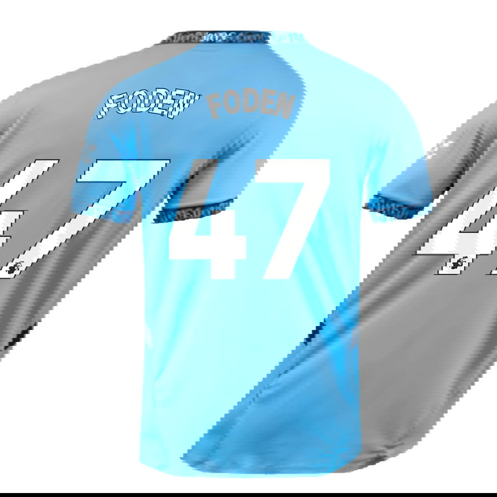2024-2025 Man City Home Authentic Shirt (Foden 47)