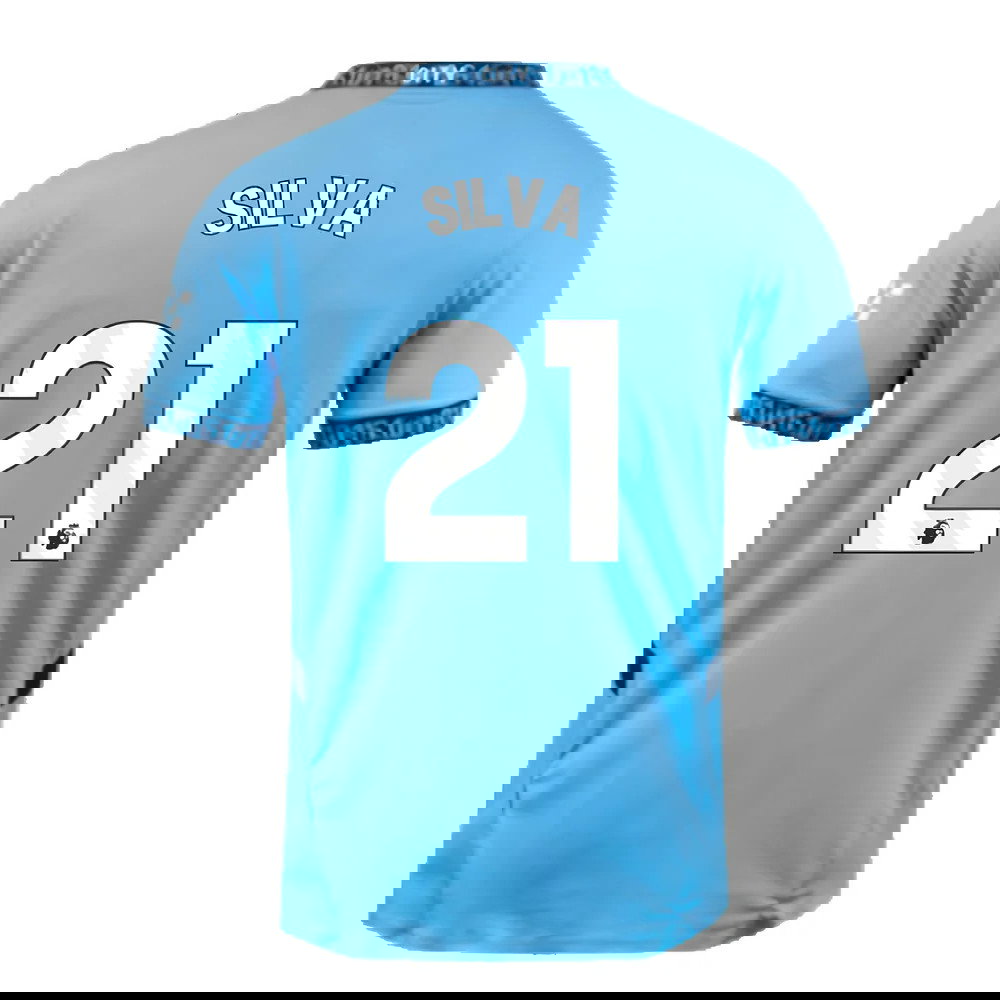 2024-2025 Man City Home Authentic Shirt (Silva 21)